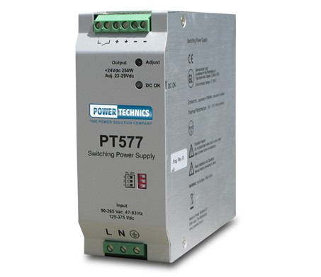 Power Technics introduces the smallest DIN-rail power supplies on the market 
